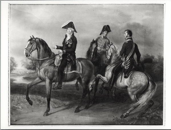 Książę Bassano (1763-1839) jadący w Polsce, 1809 autorstwa French School