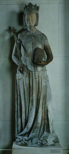 Jeanne de Bourbon (1338-77) 1365-80 (patrz także 210385) autorstwa French School