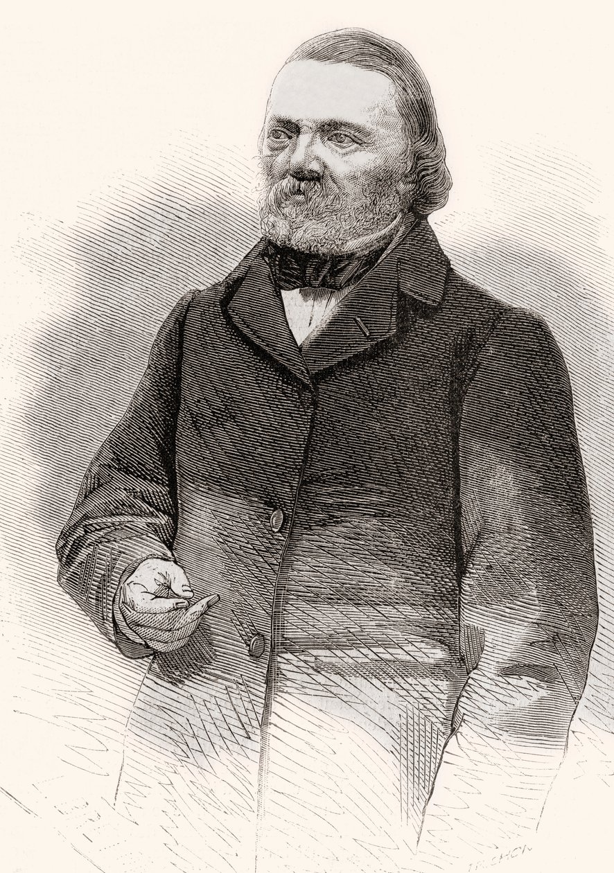 Joseph Méry, z LUniverd Illustré, 1866 autorstwa French School