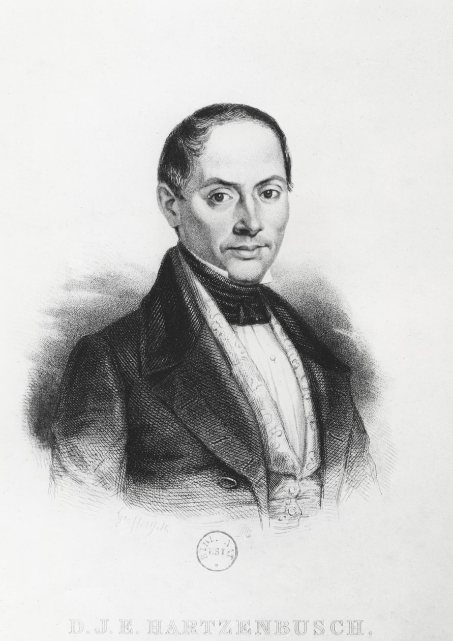 Juan Eugenio Hartzenbusch autorstwa French School