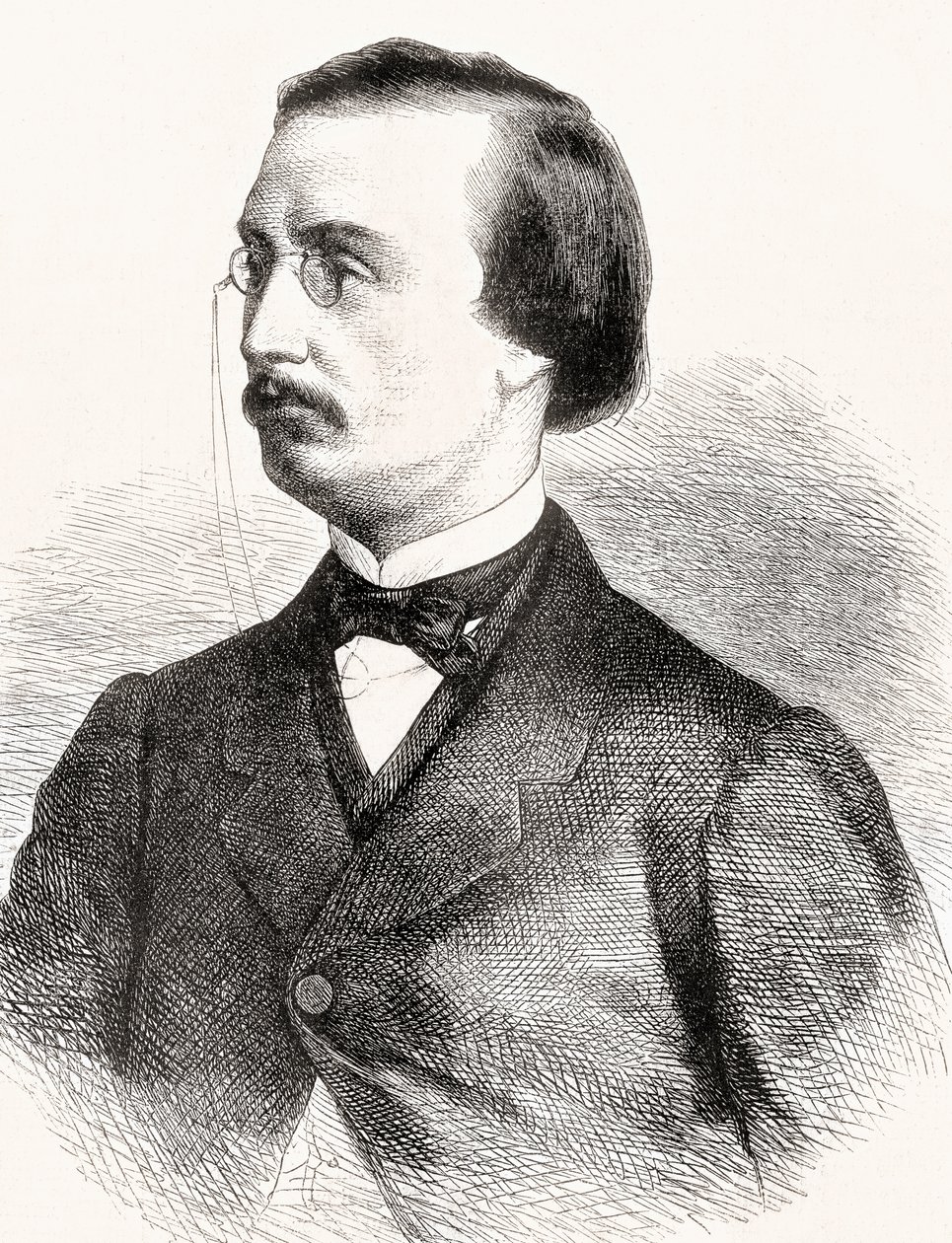 Jules Bara, z LUnivers Illustré, 1866 autorstwa French School