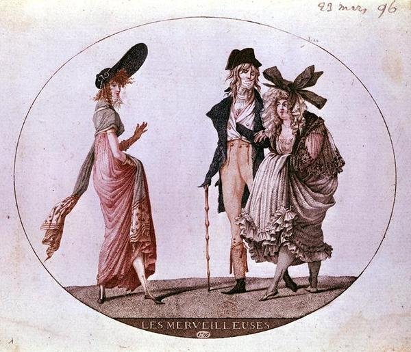 Les Merveilleuses, 23 marca 1796 r. autorstwa French School