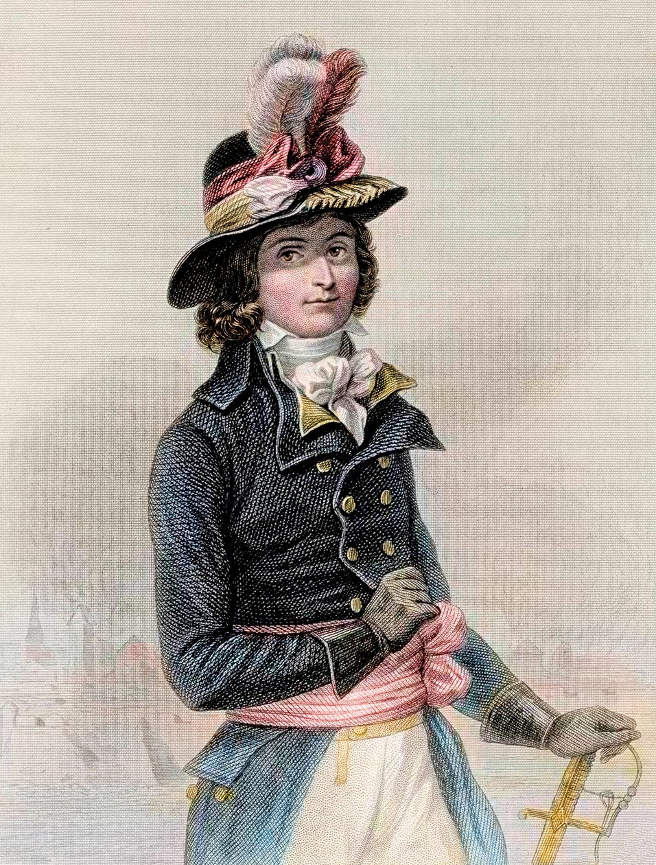 Louis Antoine Saint-Just autorstwa French School