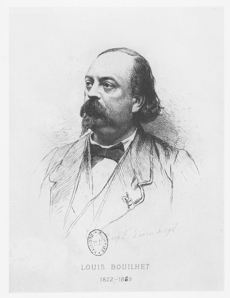 Louis Bouilhet autorstwa French School