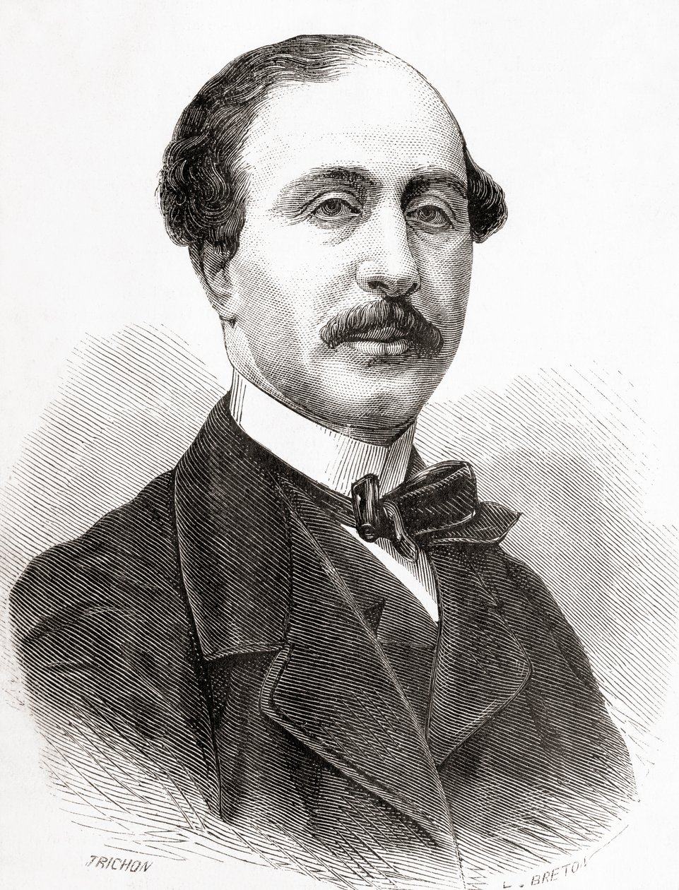 Lucien-Anatole Prévost-Paradol, z LUnivers Illustré, opublikowany 1866 autorstwa French School