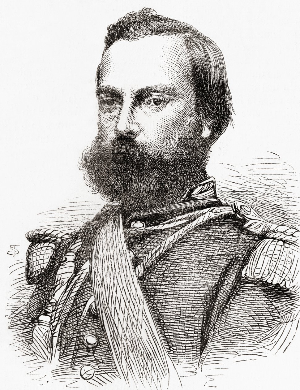 Mariano Ignacio Prado Ochoa, z LUnivers Illustré, 1866 autorstwa French School