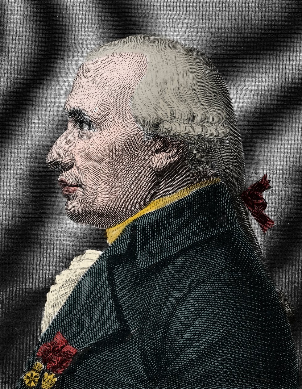 Portret Gasparda Monge (1746-1818) hrabiego Peluse, francuski matematyk i fizyk. autorstwa French School