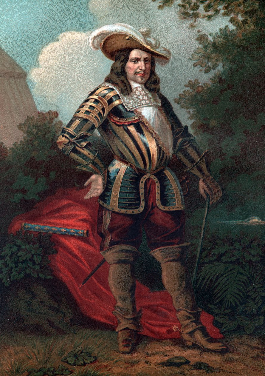 Portret Henri de La Tour dAuvergne, wicehrabiego de Turenne (1611-1675), marszałka Francji. autorstwa French School