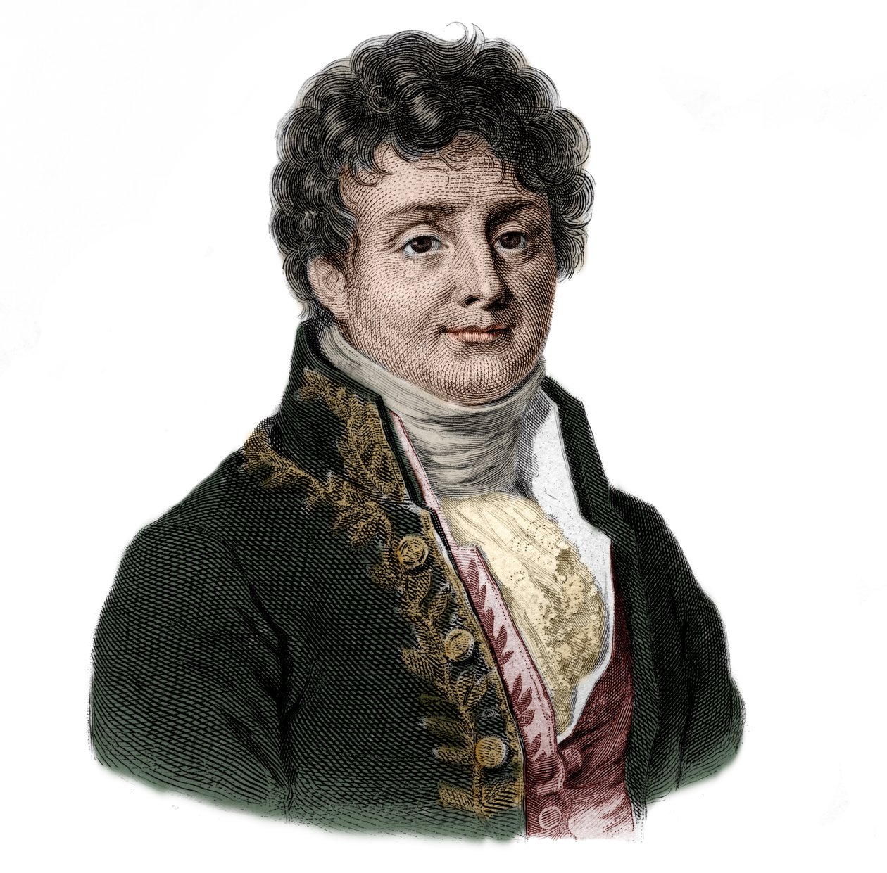 Portret Josepha Fouriera (1768-1833) francuskiego matematyka i fizyka. autorstwa French School