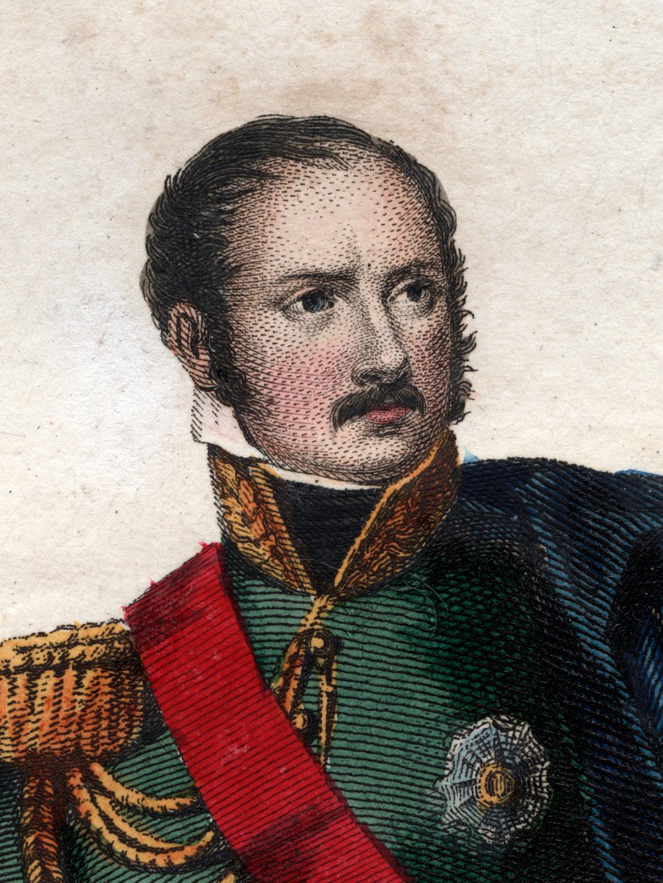 Portret księcia Eugeniusza Rose de Beauharnais (1781-1824), wicekróla królestwa Włoch, wielkiego księcia Frankfurtu, księcia Leuchtenbergu. autorstwa French School