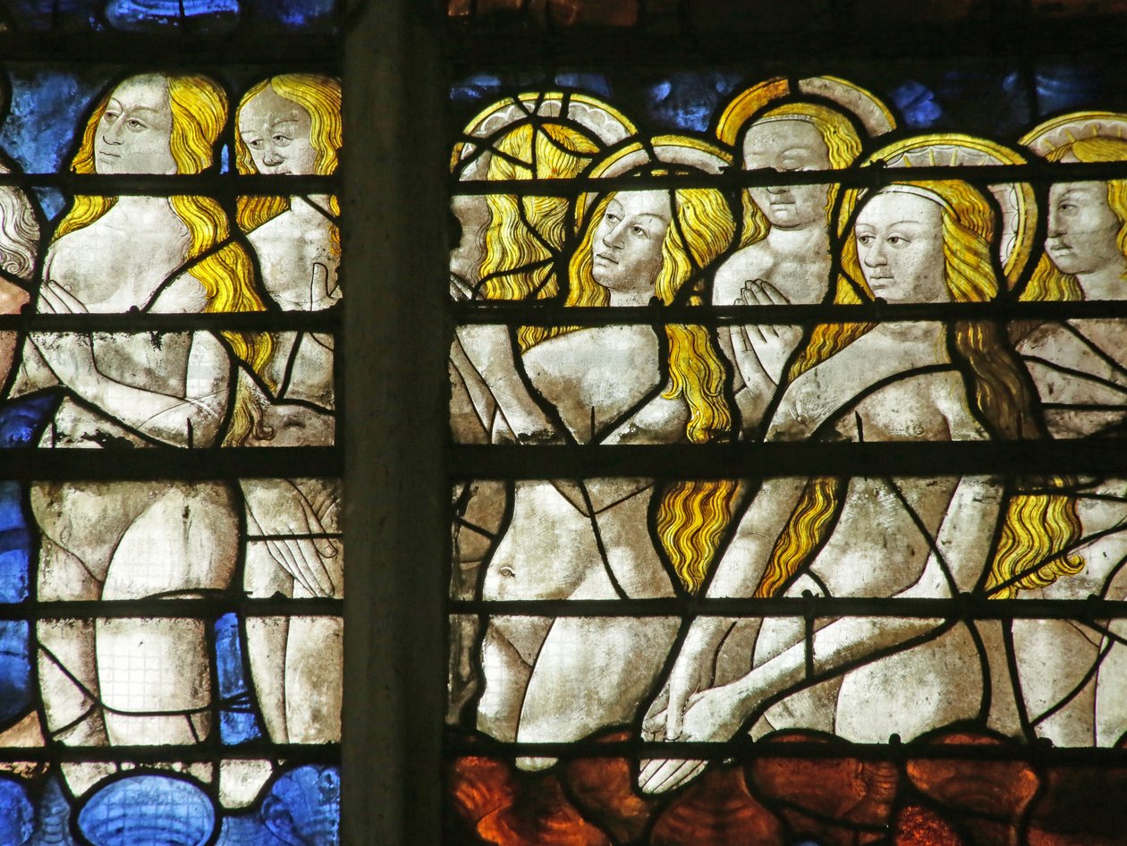 Święci i inni przy powtórnym przyjściu, 1450 autorstwa French School