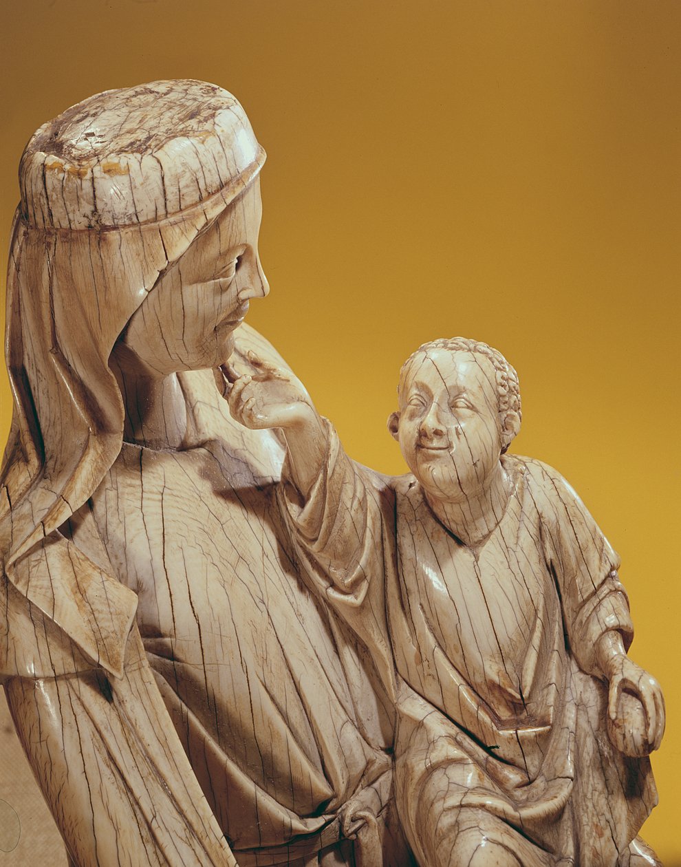 Dziewica z Dzieciątkiem, c.1250 autorstwa French School