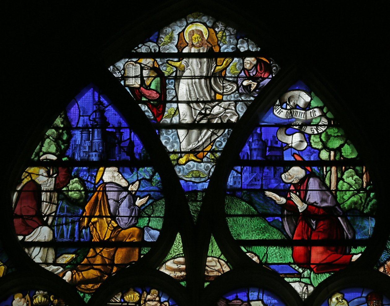 Langas, vaizduojantis Atsimainymą, 1532 poli autorstwa French School