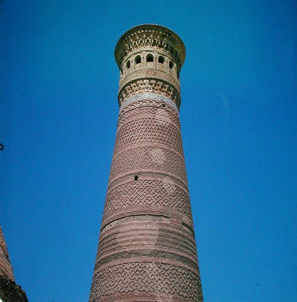 Minaret Kalyan, zbudowany w 1127 autorstwa Islamic School