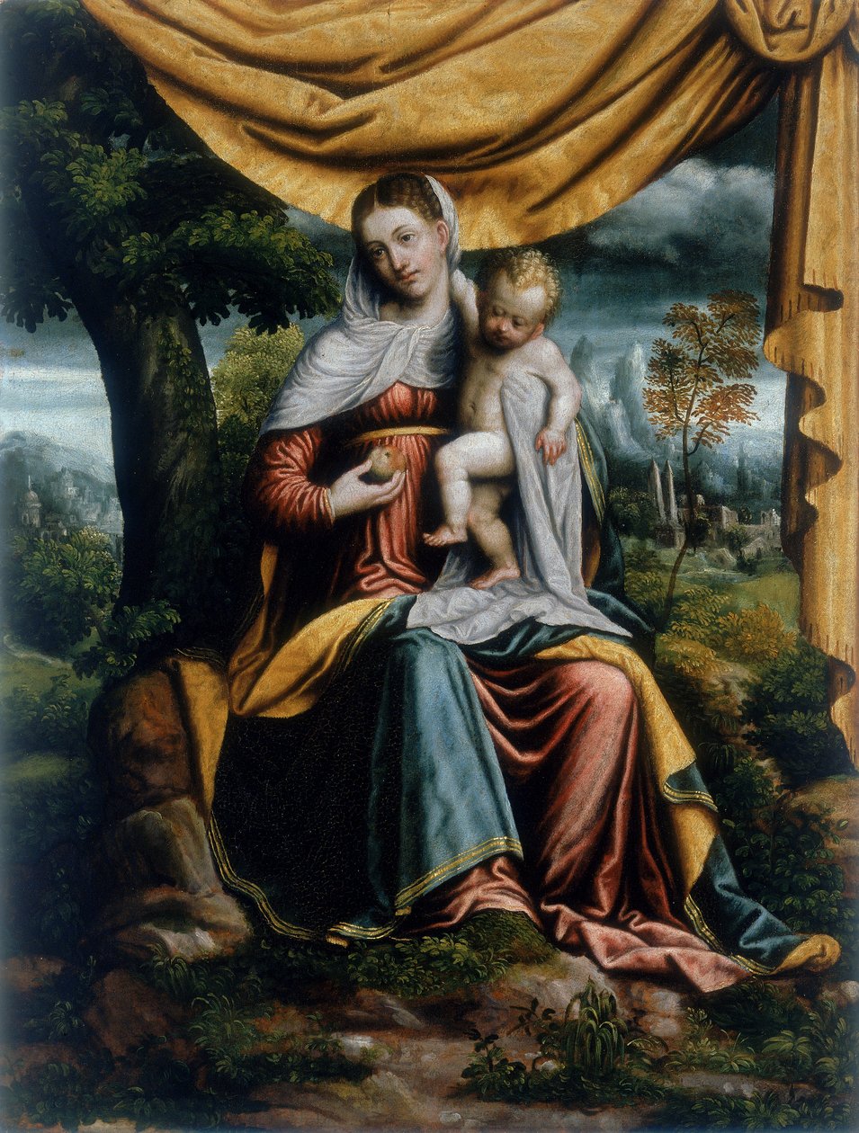 Madonna z Dzieciątkiem autorstwa Italian School