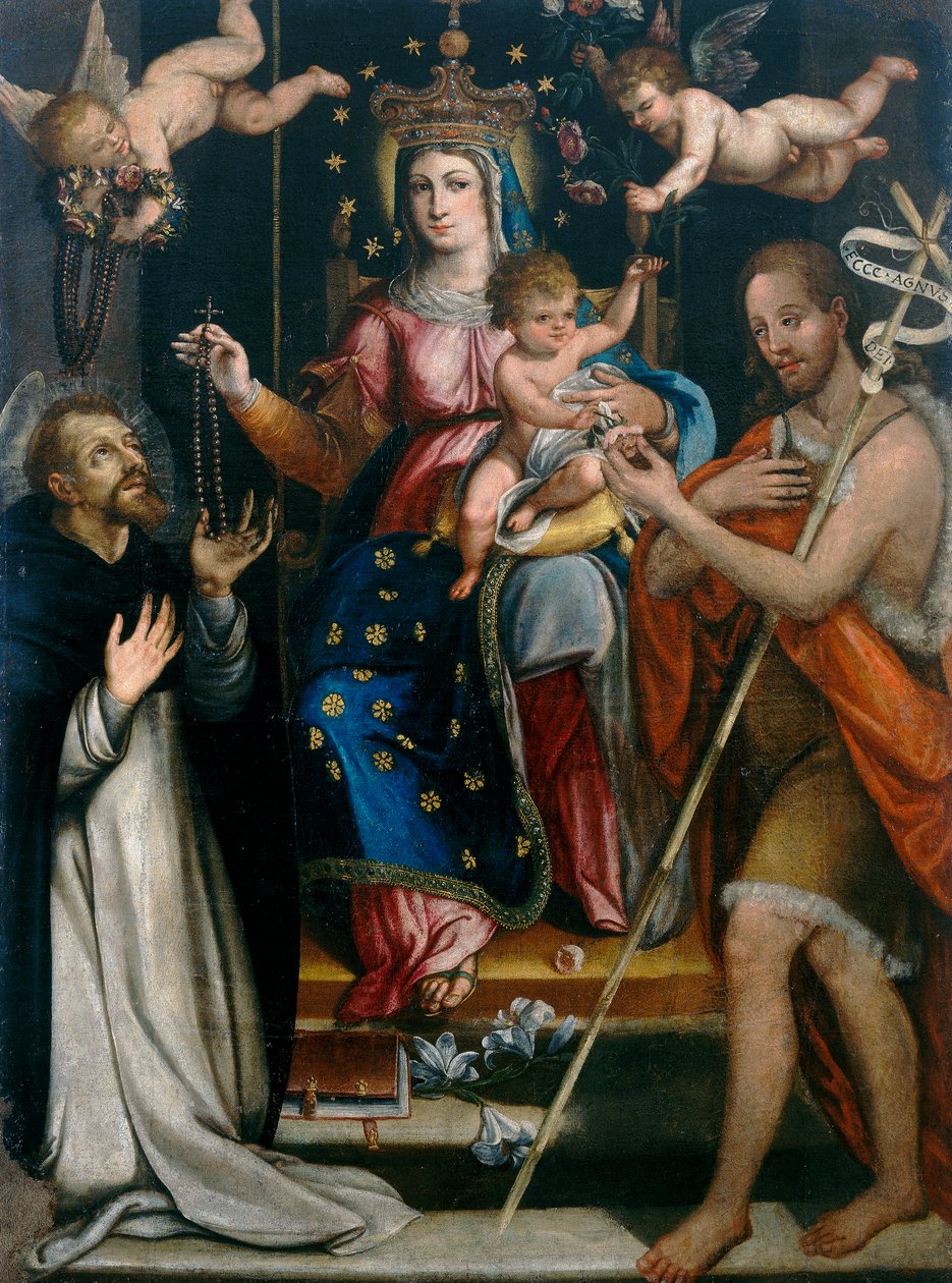 Madonna Różańcowa autorstwa Italian School