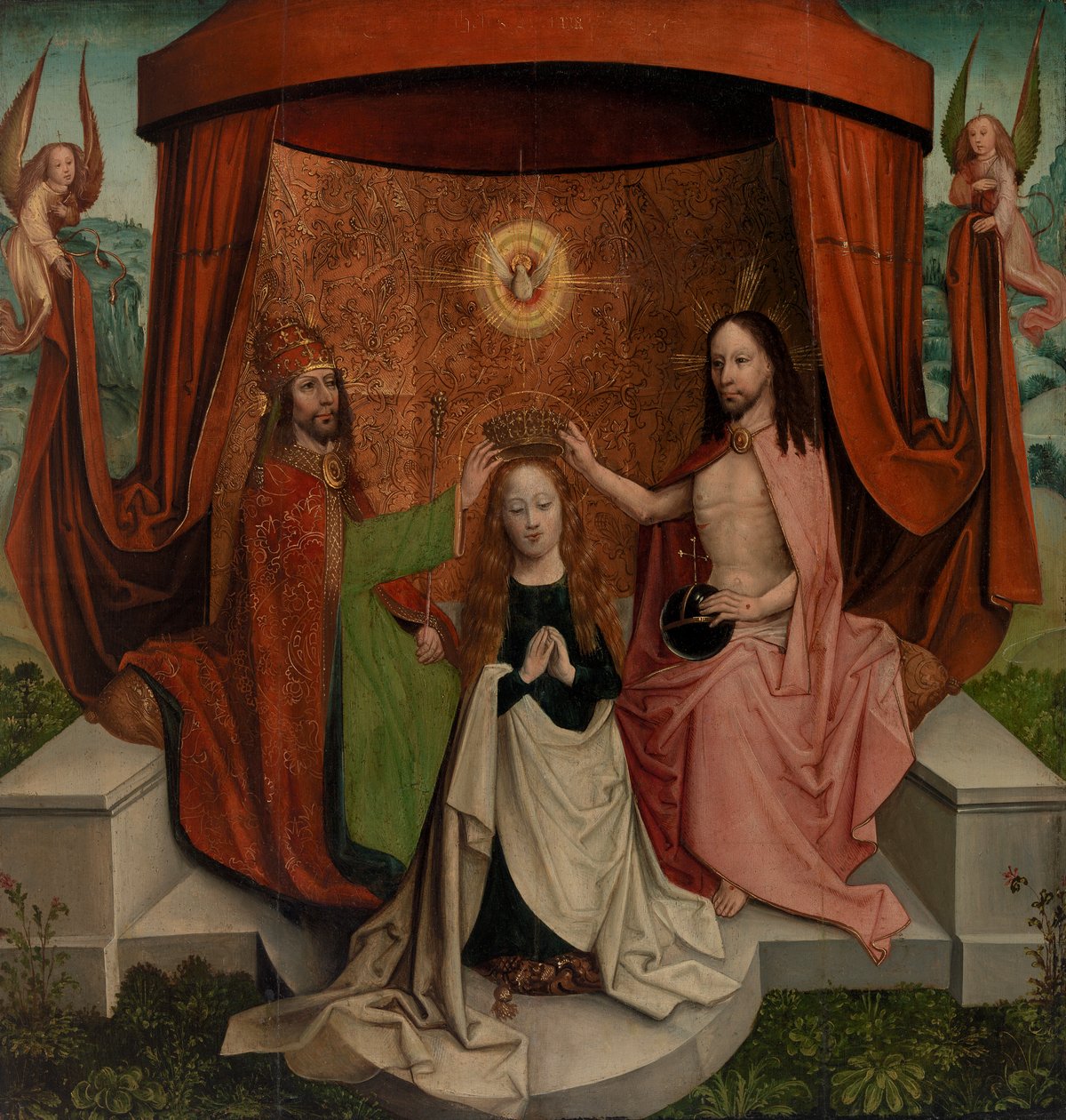 Koronacja Dziewicy autorstwa Netherlandish School