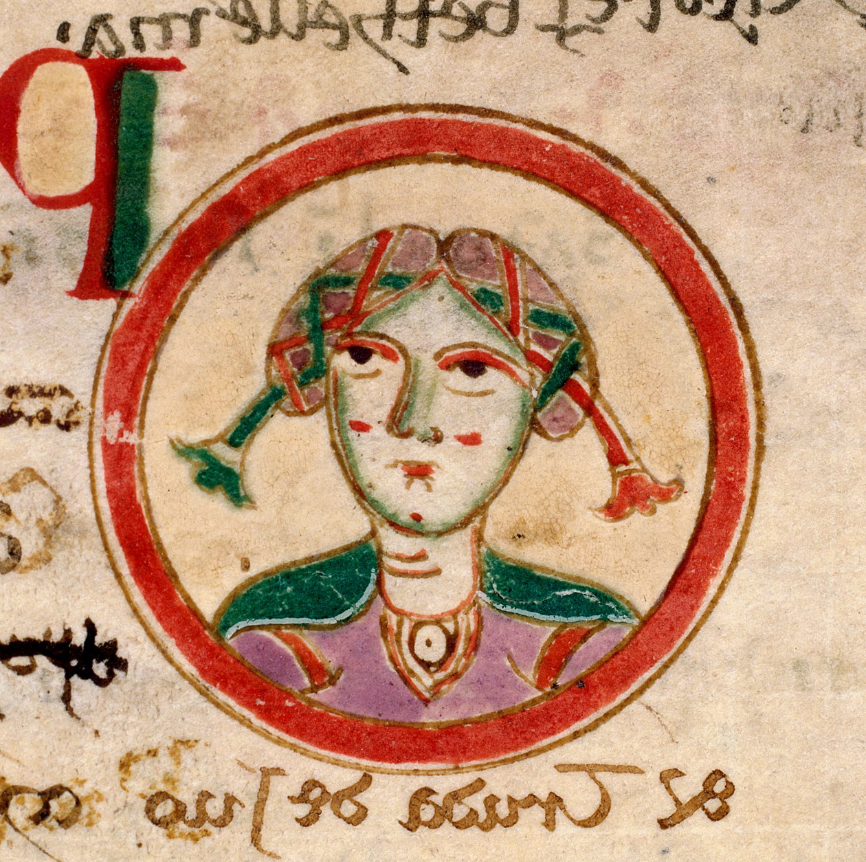 NS. Eufemia: f.103v Nekrologu Ducha Świętego autorstwa Unknown