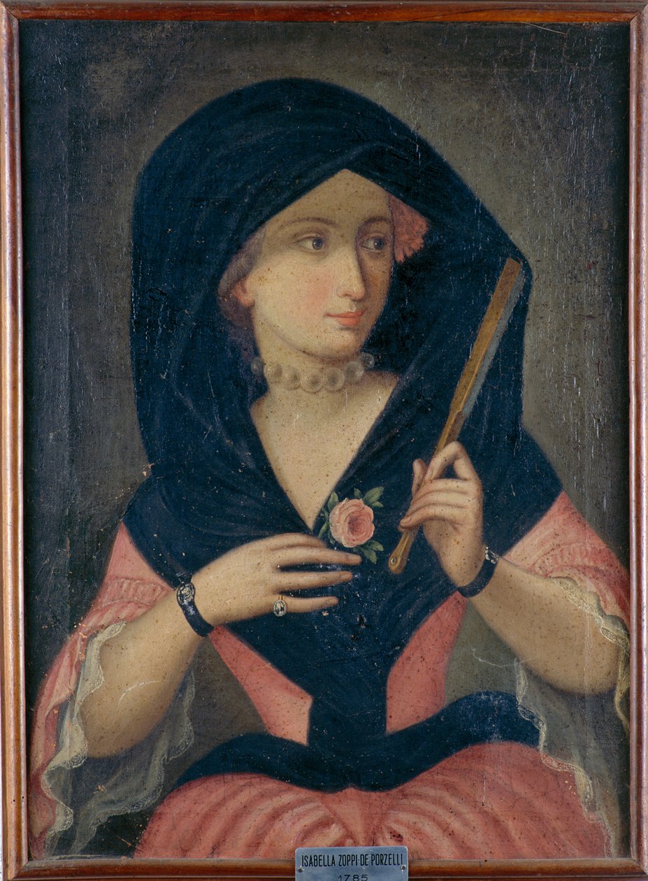 Portret Izabeli Zoppi autorstwa Porzelli, 1785 autorstwa Unknown