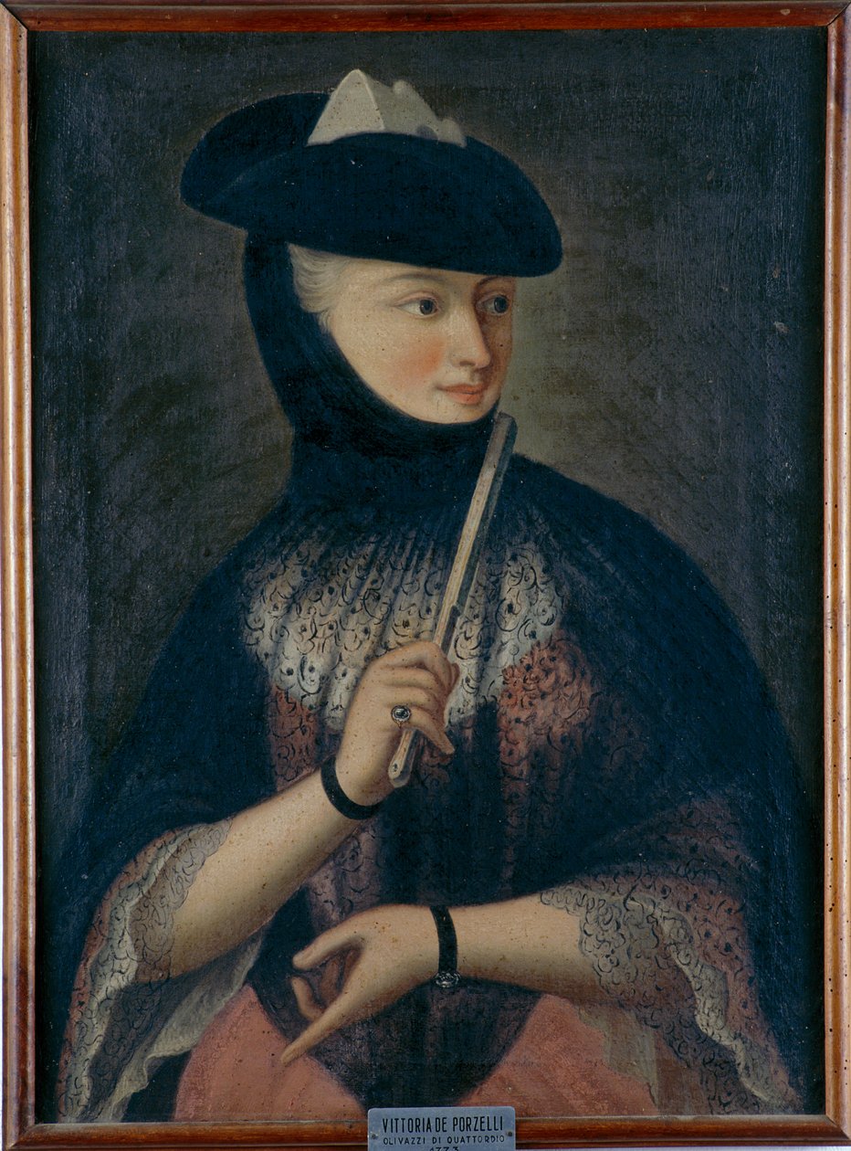 Portret Vittorii de Porzelli, 1773 autorstwa Unknown