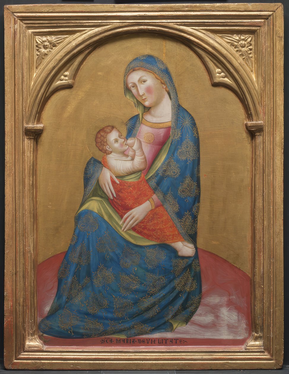 Madonna Pokory (Madonna der Demut) autorstwa Löscher and Petsch