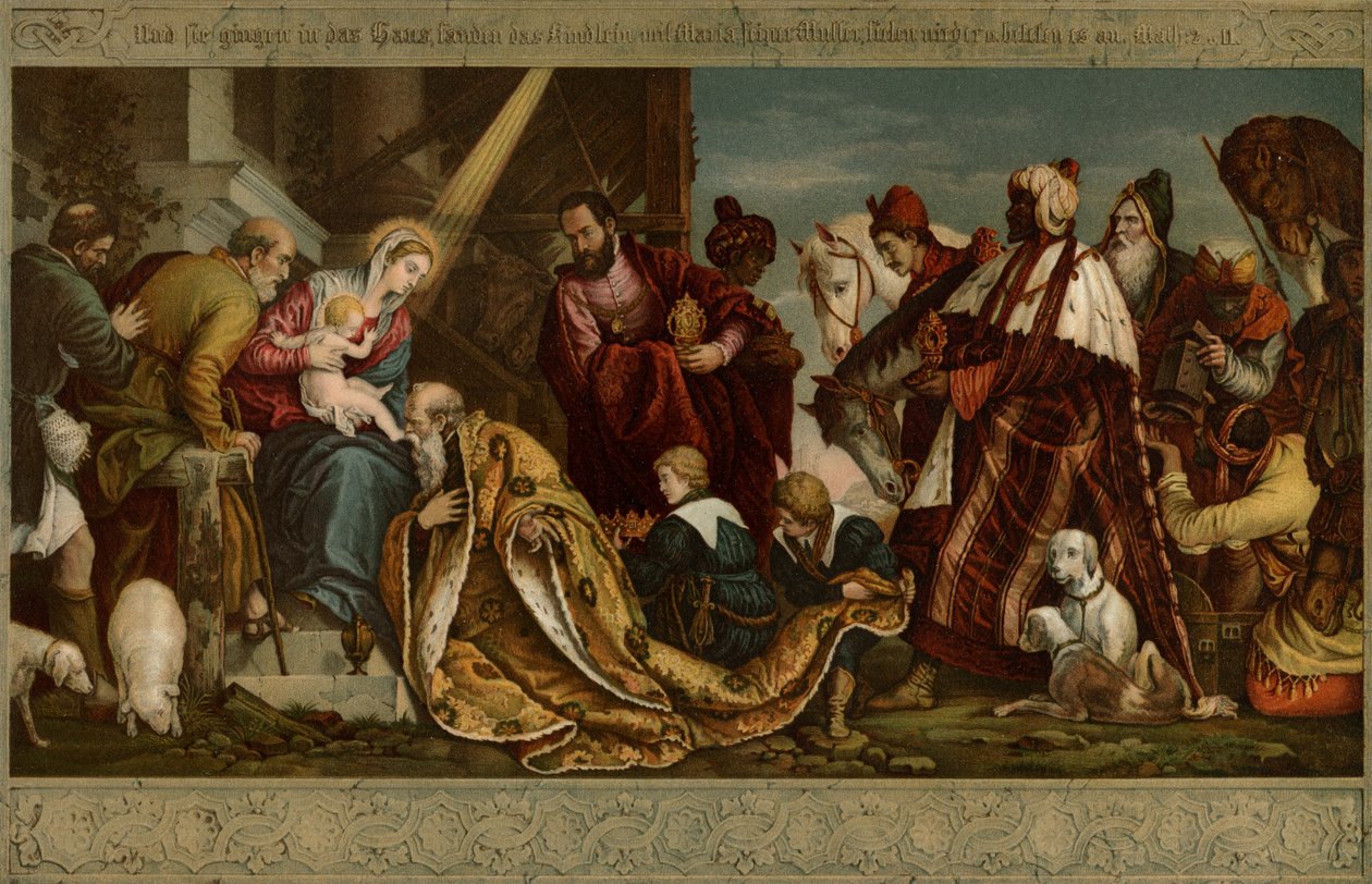 Pokłon Trzech Króli autorstwa after Veronese