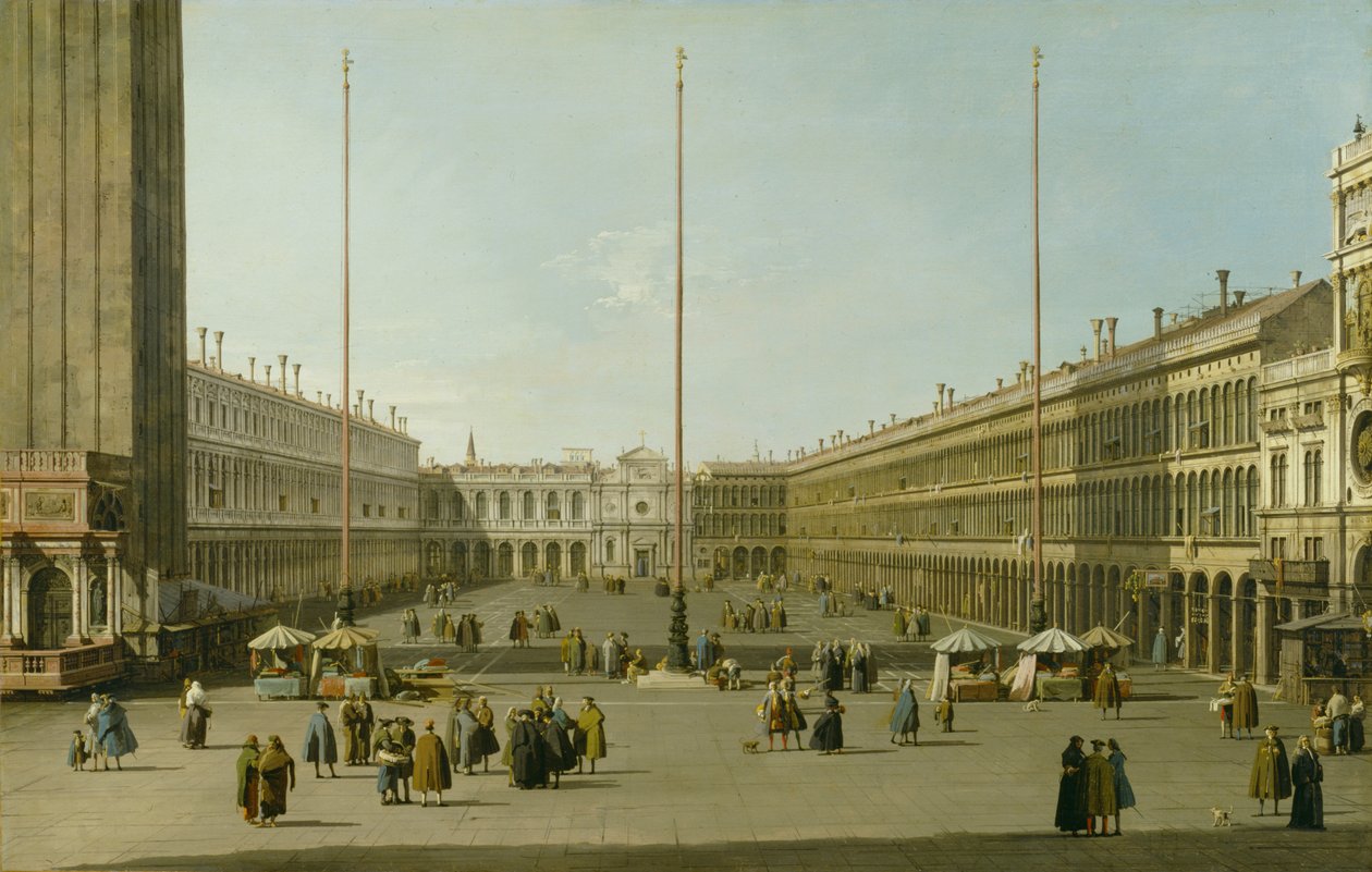 Plac św. Marka, ok. 1738-40 autorstwa Giovanni Antonio Canal