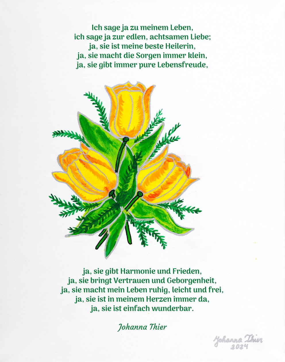 Mówię tak - wersja 1 autorstwa Johanna Thier