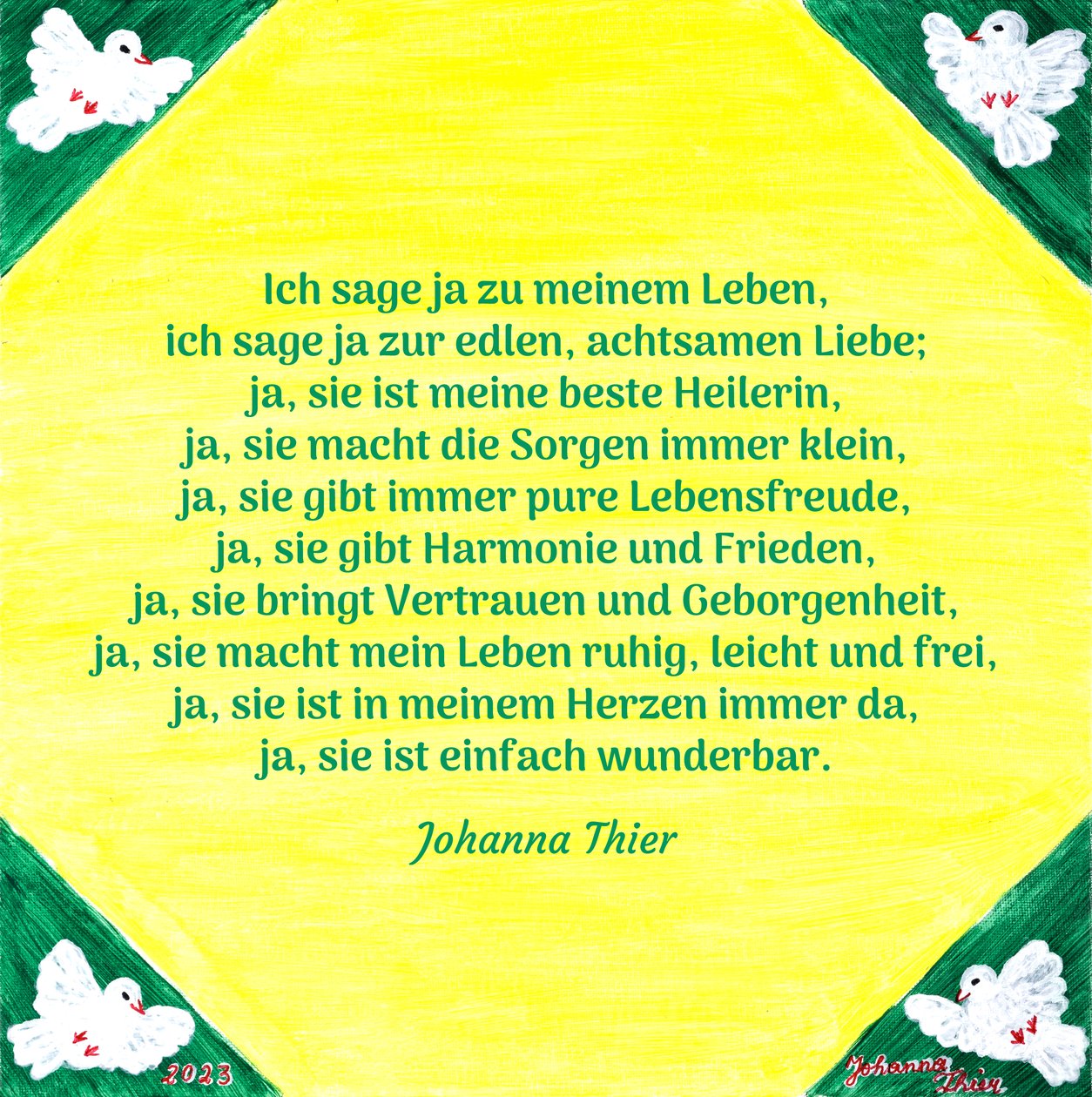 Mówię tak - wersja 2 autorstwa Johanna Thier