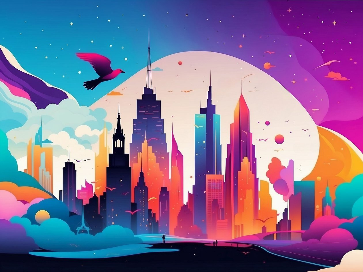 Space City 1 autorstwa Mario Witt