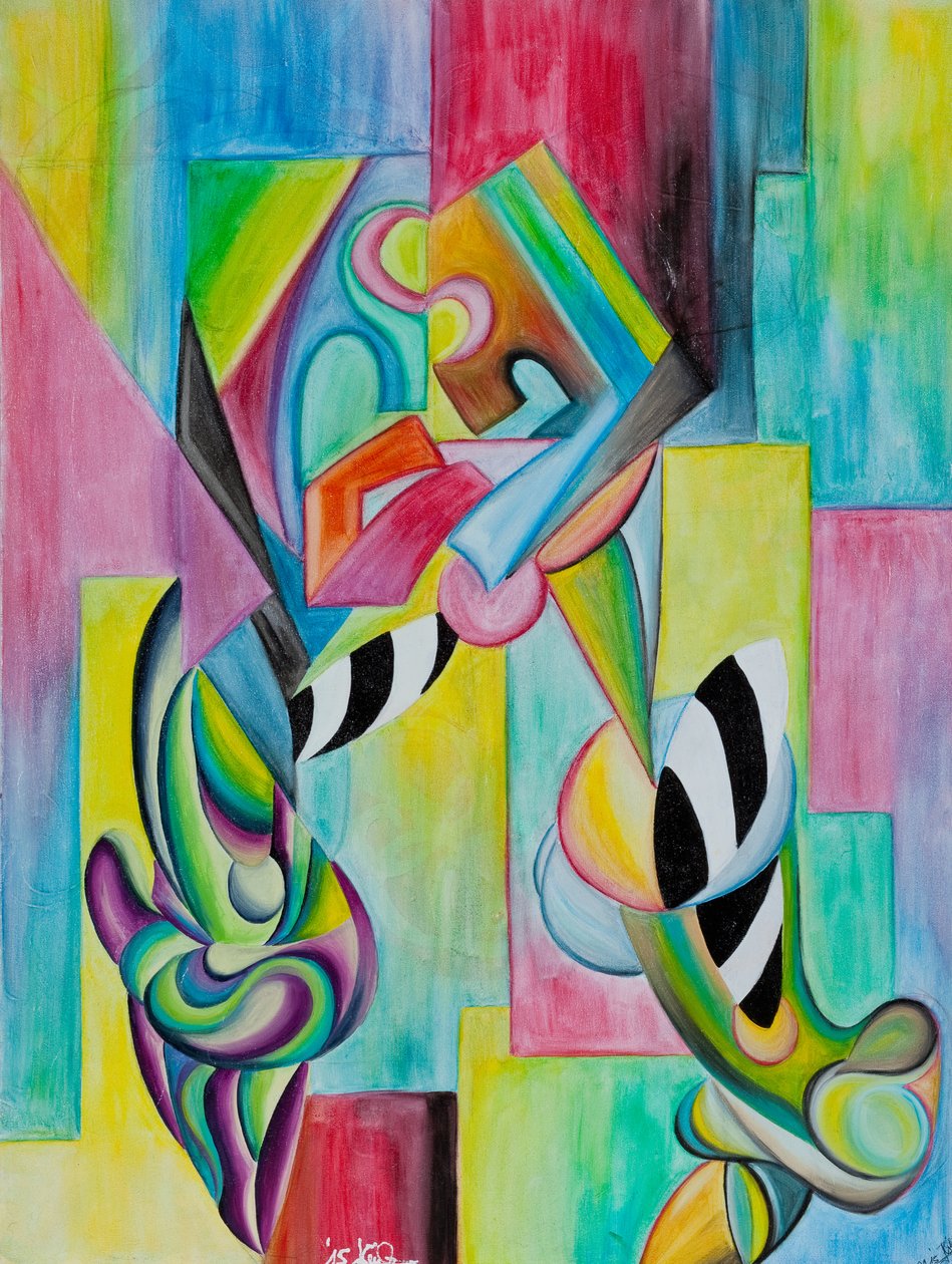 Miłośnicy abstrakcji autorstwa GilhausArt