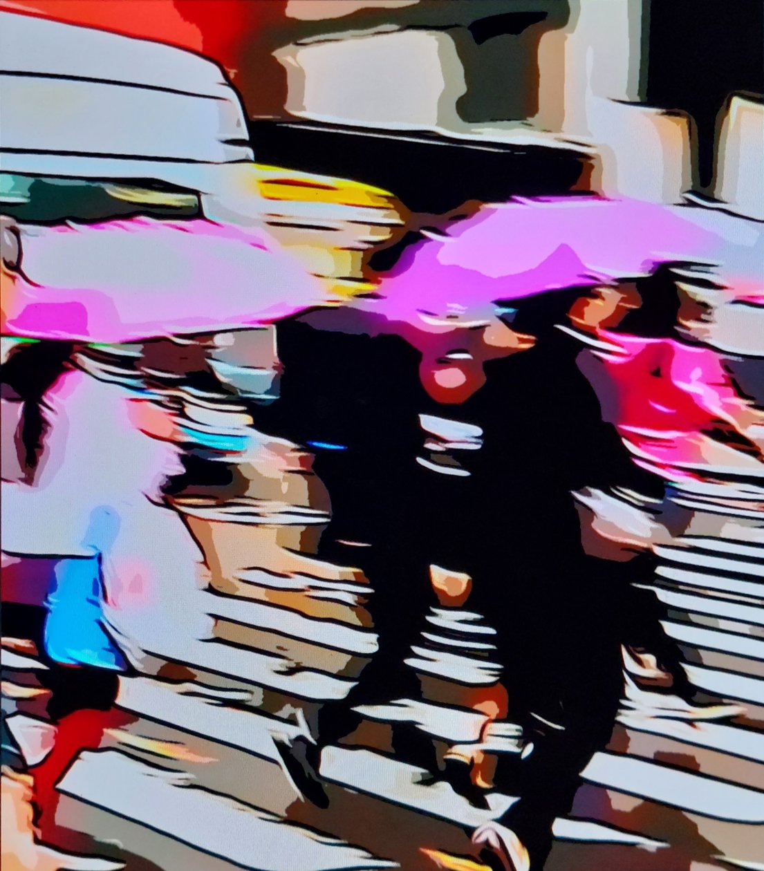 Parasol różowy autorstwa Mavet