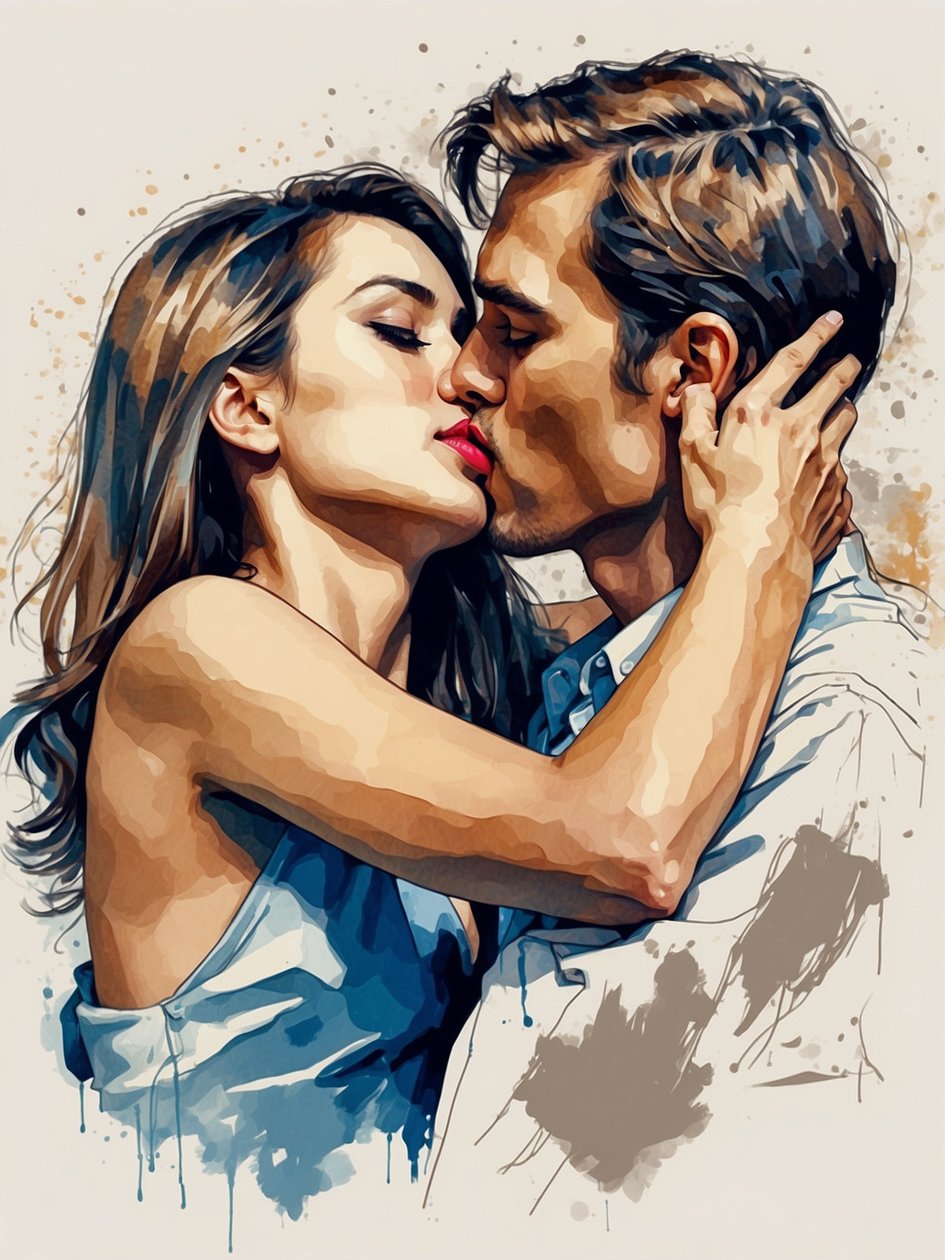 Pop Art Kiss W60 autorstwa Mario Witt