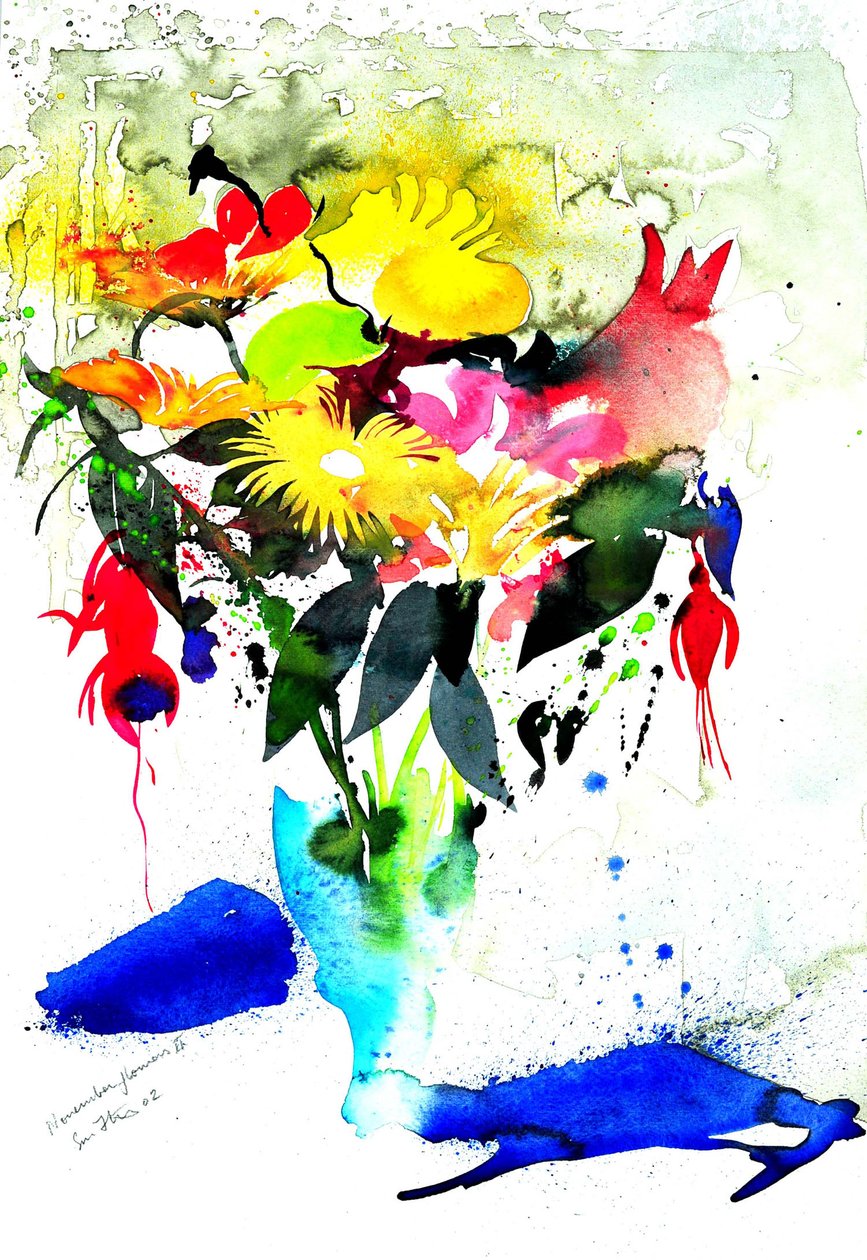 November Flowers II 56x36 autorstwa Simon Fletcher