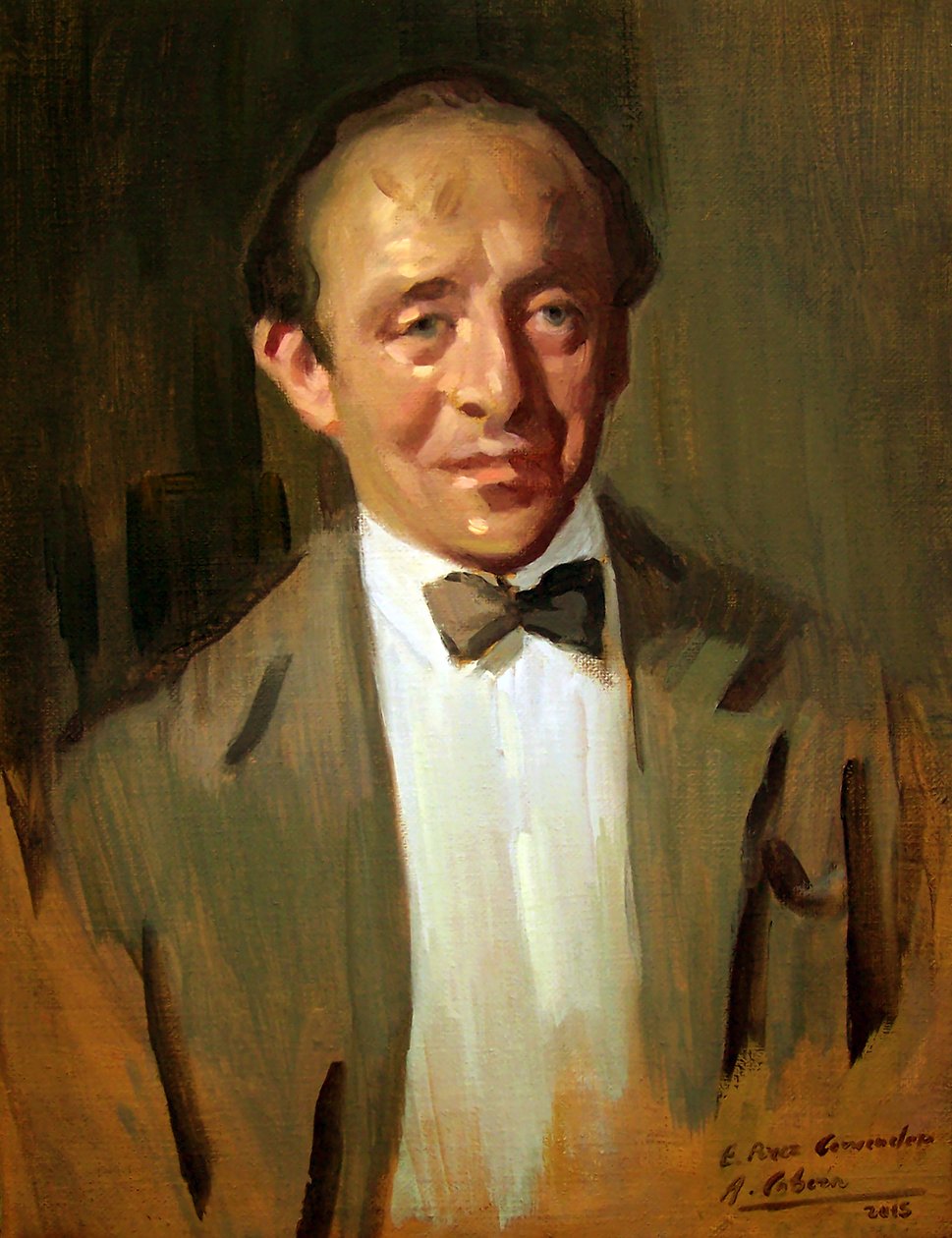 Portret Enrique Péreza Comendadora autorstwa Alejandro Cabeza