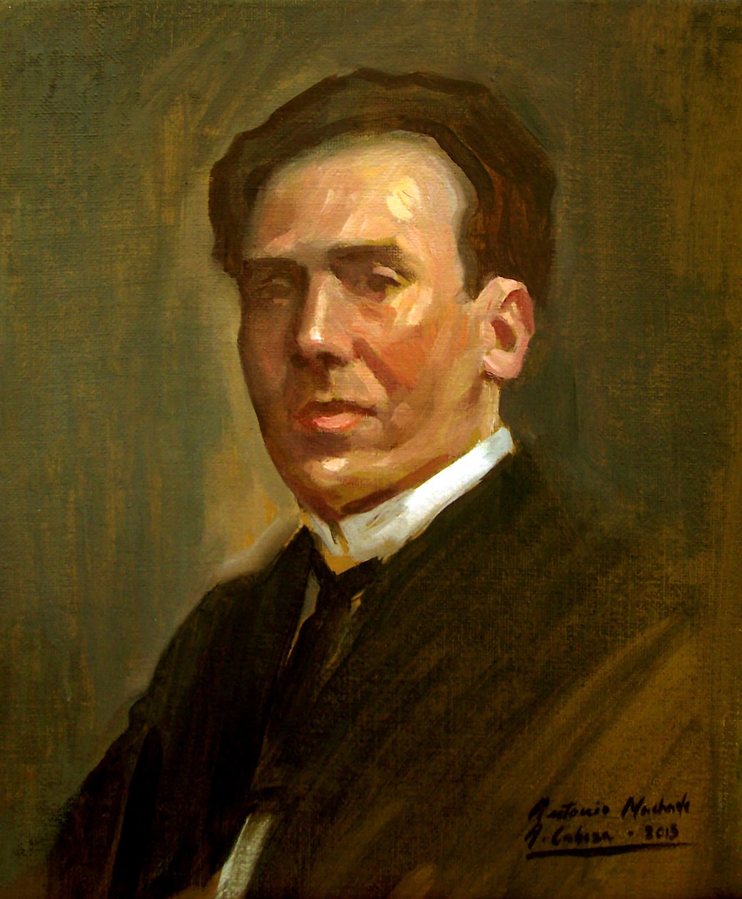Antonio Machado autorstwa Alejandro Cabeza