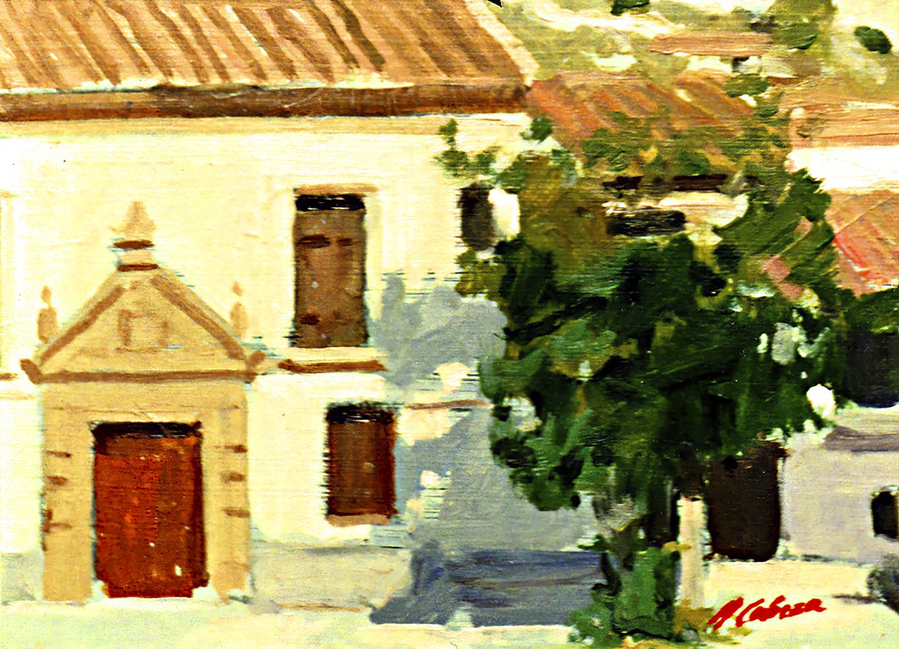 Pintura Valenciana - Alpuente autorstwa Alejandro Cabeza