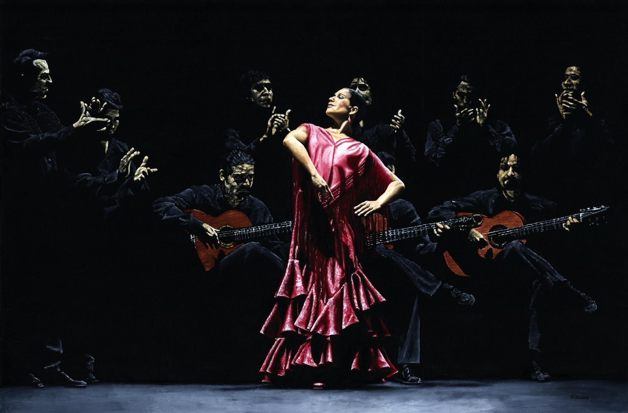 Dumna tancerka flamenco autorstwa Richard Young