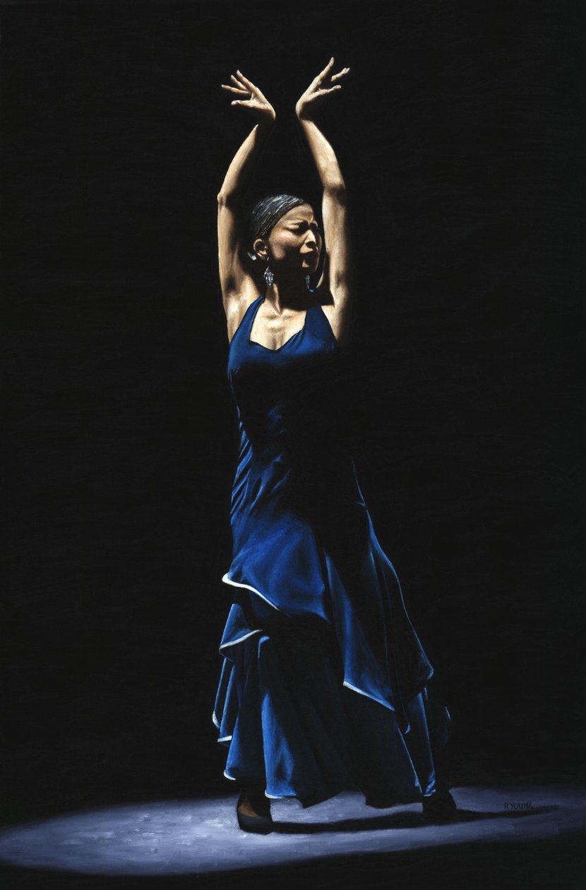 Tancerka flamenco solo autorstwa Richard Young
