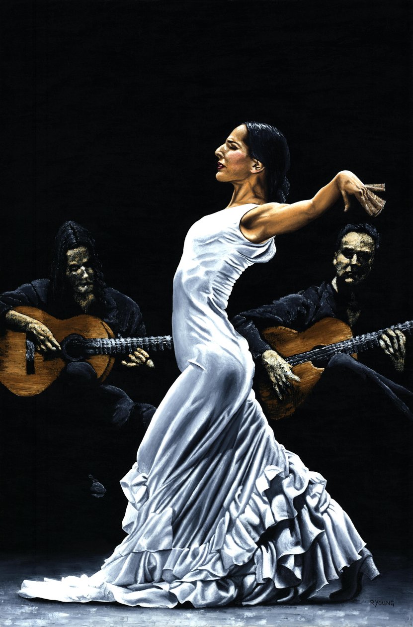 Koncentracja na występach flamenco autorstwa Richard Young