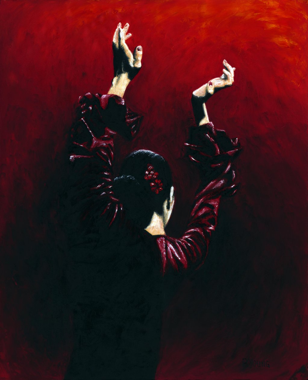 Ogień flamenco autorstwa Richard Young