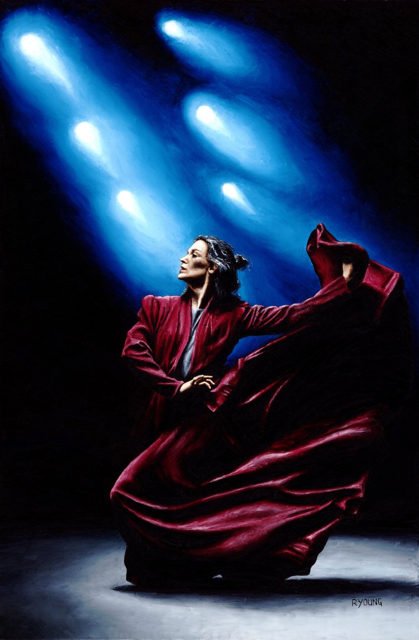 Występ flamenco autorstwa Richard Young