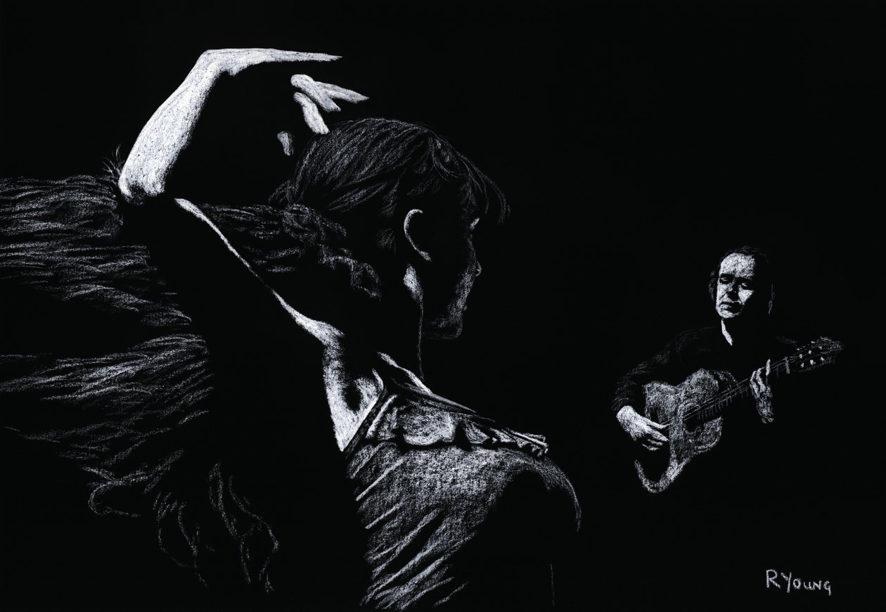 Recital flamenco autorstwa Richard Young