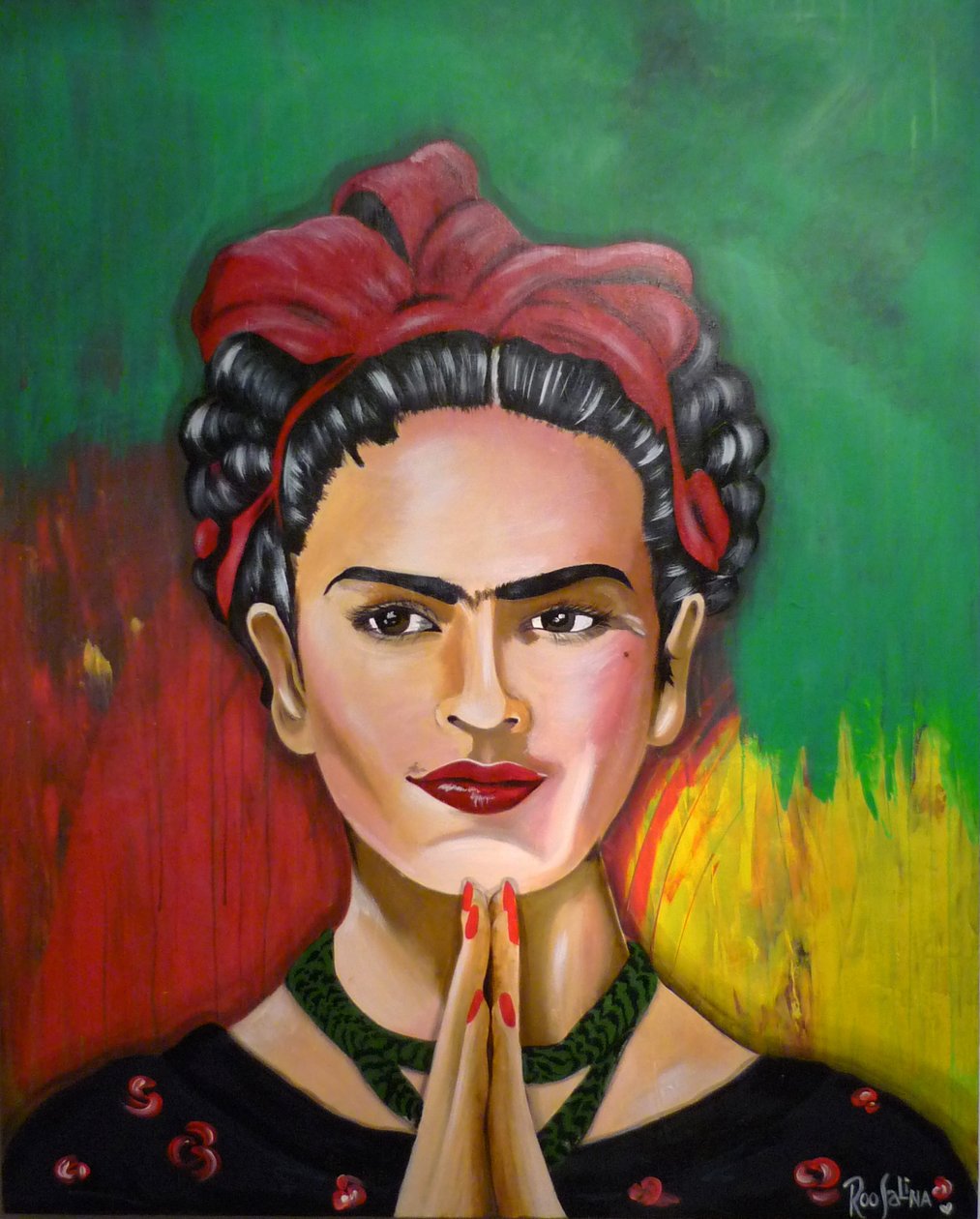 Frida Kahlo wariant VIVA autorstwa Roosalina