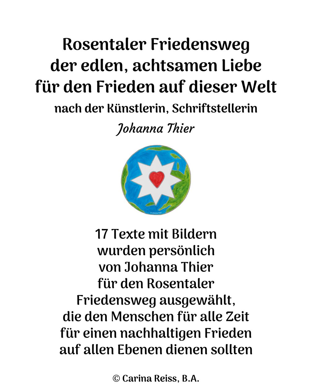Szlak Pokoju w Rosentalu autorstwa Johanna Thier