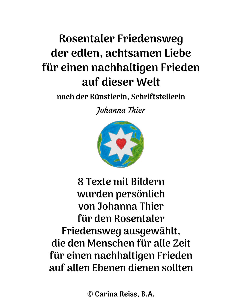 Szlak Pokoju w Rosentalu autorstwa Johanna Thier