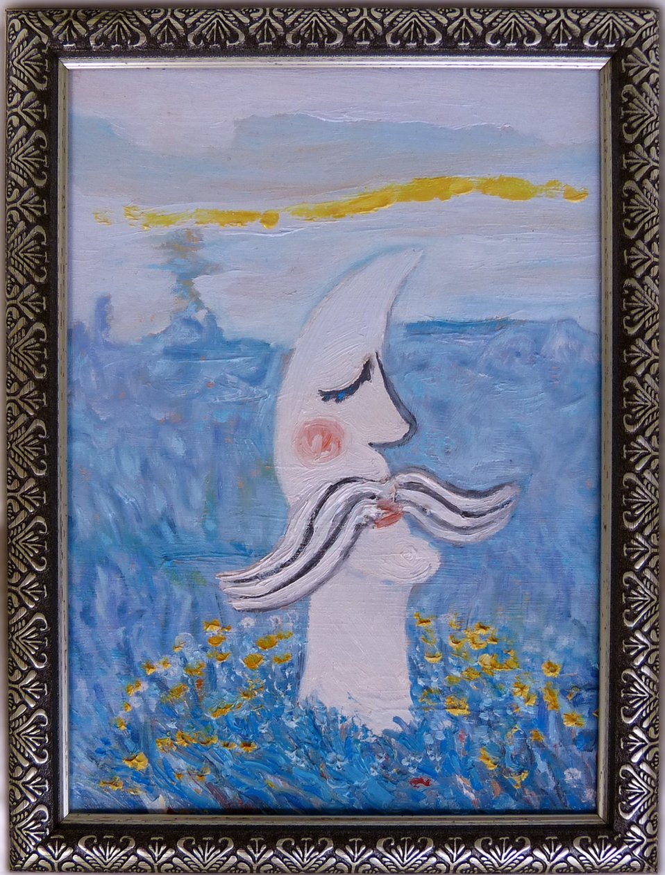 Portret ksiezyca autorstwa Elzbieta Goszczycka