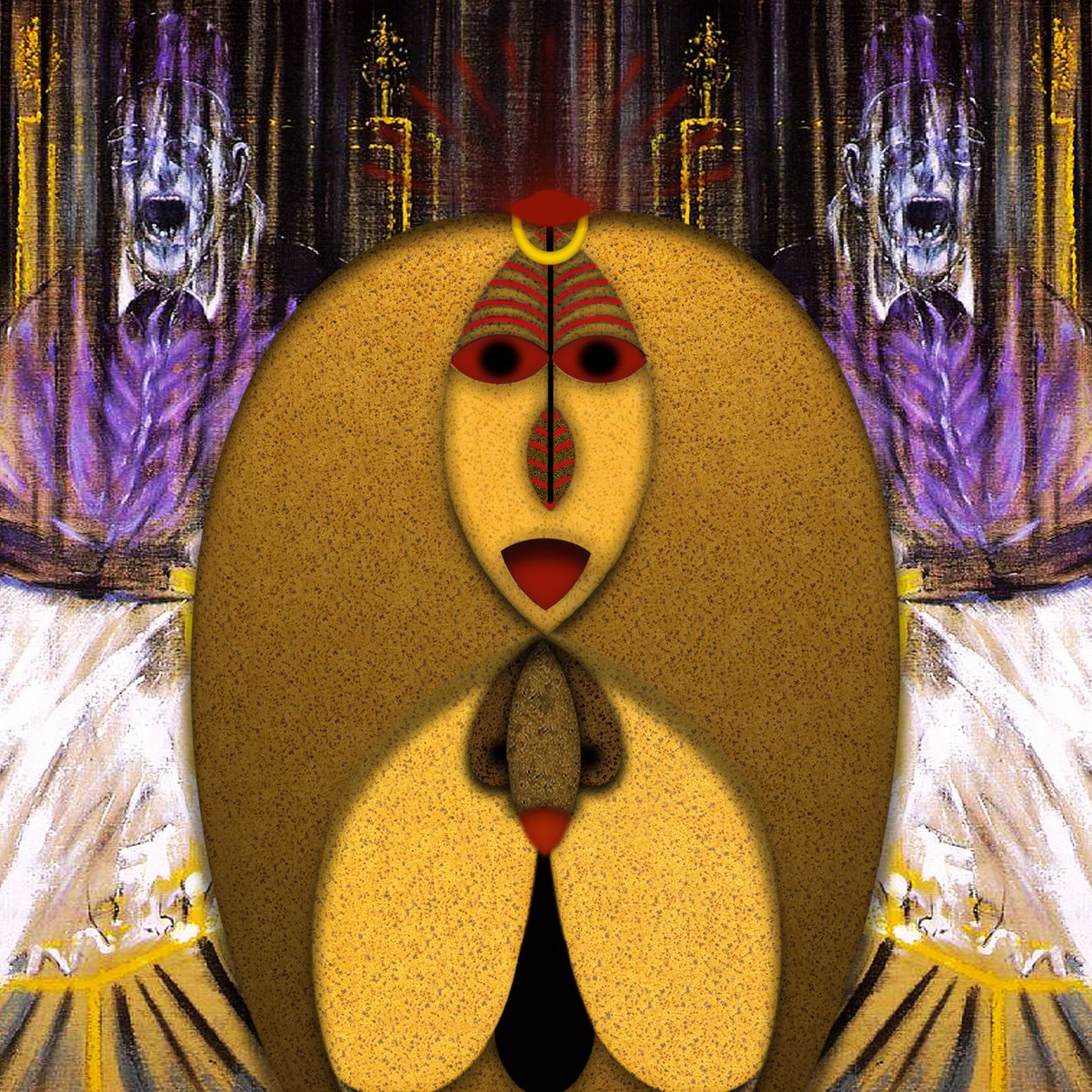 Anima Dannata (III) - Hommage Francis Bacon autorstwa Alexander Eibach