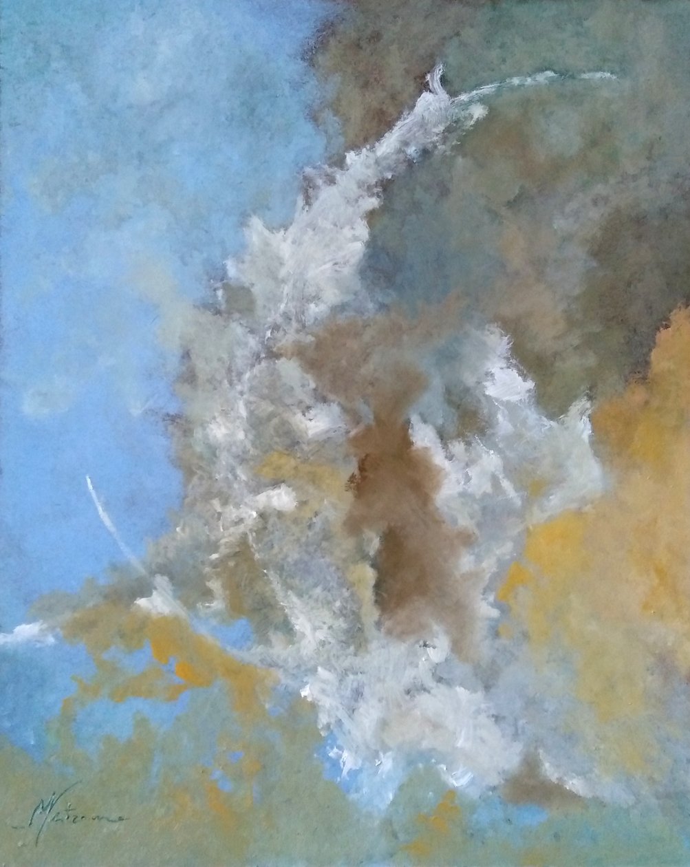 Ochre Clouds Studio autorstwa M. Vet