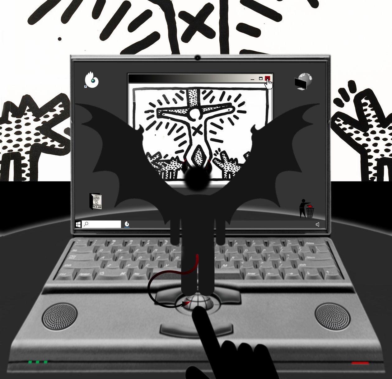 Antychryst (V) - (z serii: Windows) autorstwa Alexander Eibach